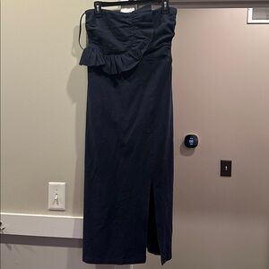Women’s Navy Blue Strapless Vineyard Vines Maxi Dress